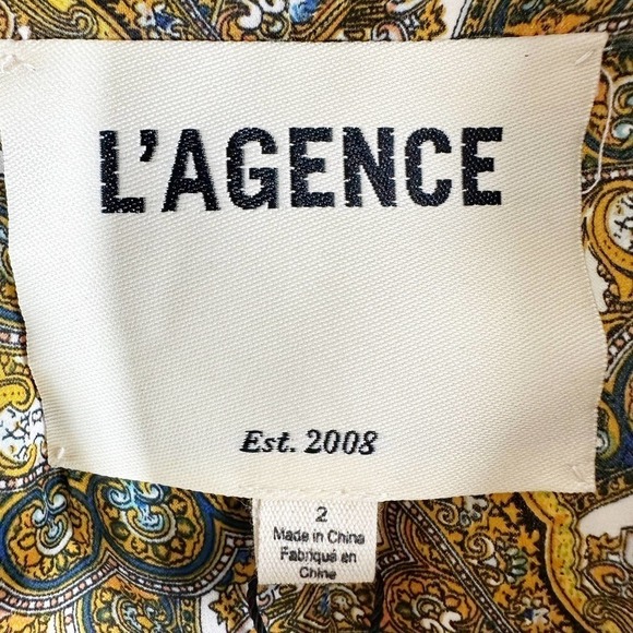 L'Agence Taryn Double Breasted Blazer Champagne Size 2 - Picture 5 of 14